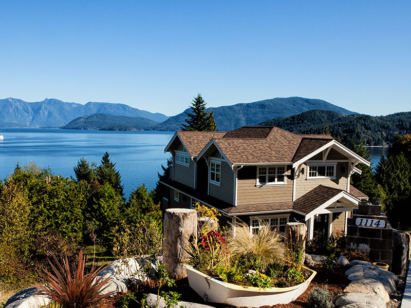 house on the lake